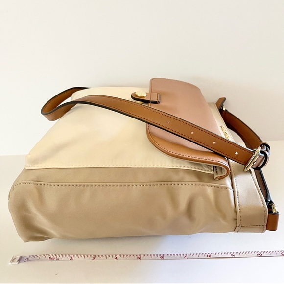 Calvin Klein Crossbody Messenger Handbag Brown/Tan - Picture 12 of 16